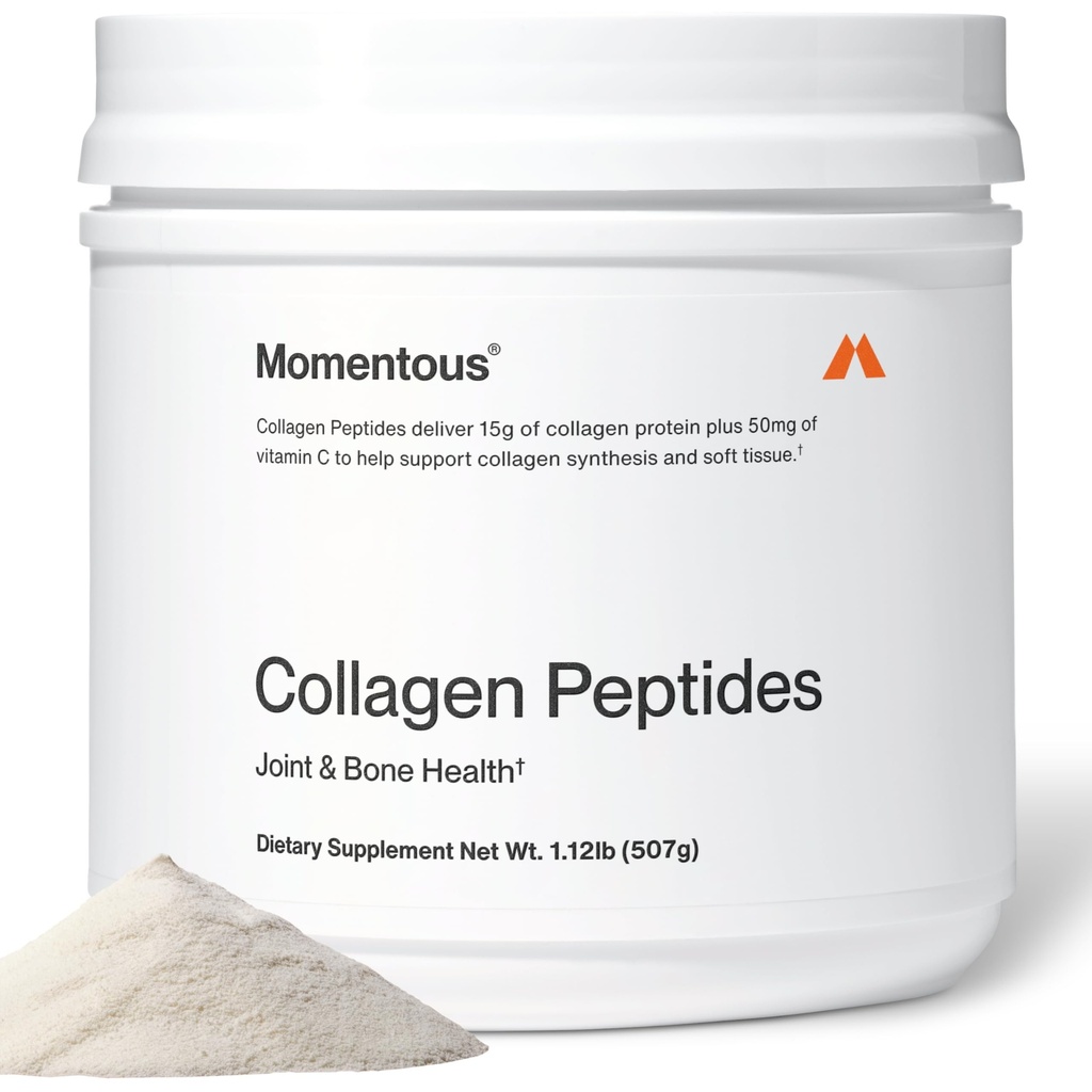 Poudre de peptides de collagène à l'herbe - Poudre de protéines de collagène avec Fortigel et vitamine C pour les cheveux, la peau, les ongles et le soutien sanitaire mixte - NSF certifié pour le sport - Emballage May Vary