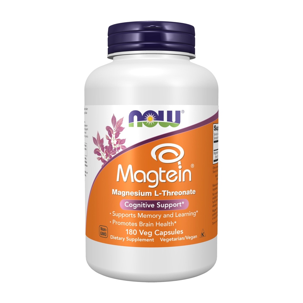 Ora gli integratori alimentari Magtein, Magnesio L-Threonate, Supporto cognitivo*, 180 capsule di Veg