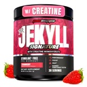 ProSupps Dr. Jekyll Signature Pre Workout Powder con Creatina - Stim-Free Preworkout Supports Focus & Endurance - Caffeina-Free Gym & Fitness Supplements (Strawberry, 30 Servings)