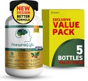 NeuroVife Gold Max Brain Support Supplemento | 8 estratti naturali con DHA, Vitamine A, C, B Complex | 60 capsule vegetali | Made in USA (5)