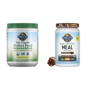 Garten des Lebens Raw Organic Perfect Food Green Superfood Juiced Greens Powder & Raw Organic Meal Replacement Shakes - Chocolate Plant Based Vegan Protein