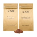 INGRÉDIENTS ORIGINAUX DE PURE Extrait de chasteberry et extrait de réglisse, 1 lb chacun, Suppléments sans gluten non OGM