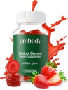 Corpo: 60 Gummies Pelle Multivitaminico Retinol Gummy | Vitamina A Supplemento per Anti-Aging, Glowing, Gioventù & Clear Skin | Strong Hair & Nails with Biotin, Vitamina C, B12 & Zinc