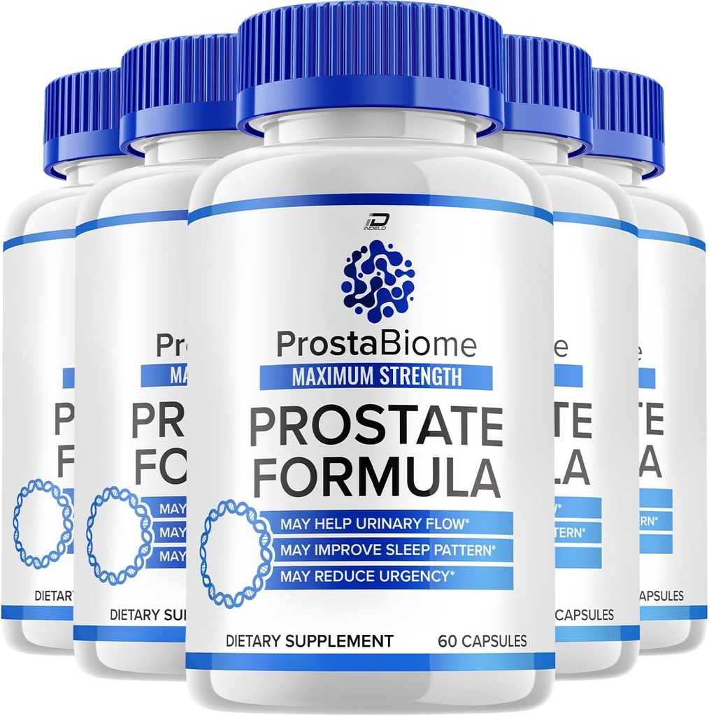 Prostabiome Supplement Advanced Energy Pills - Ergänzungen für Männer - Prosta biome Prostabiome für Männer Health Supplement, Prostabiome Bewertungen (5 Pack - 300 Kapseln)