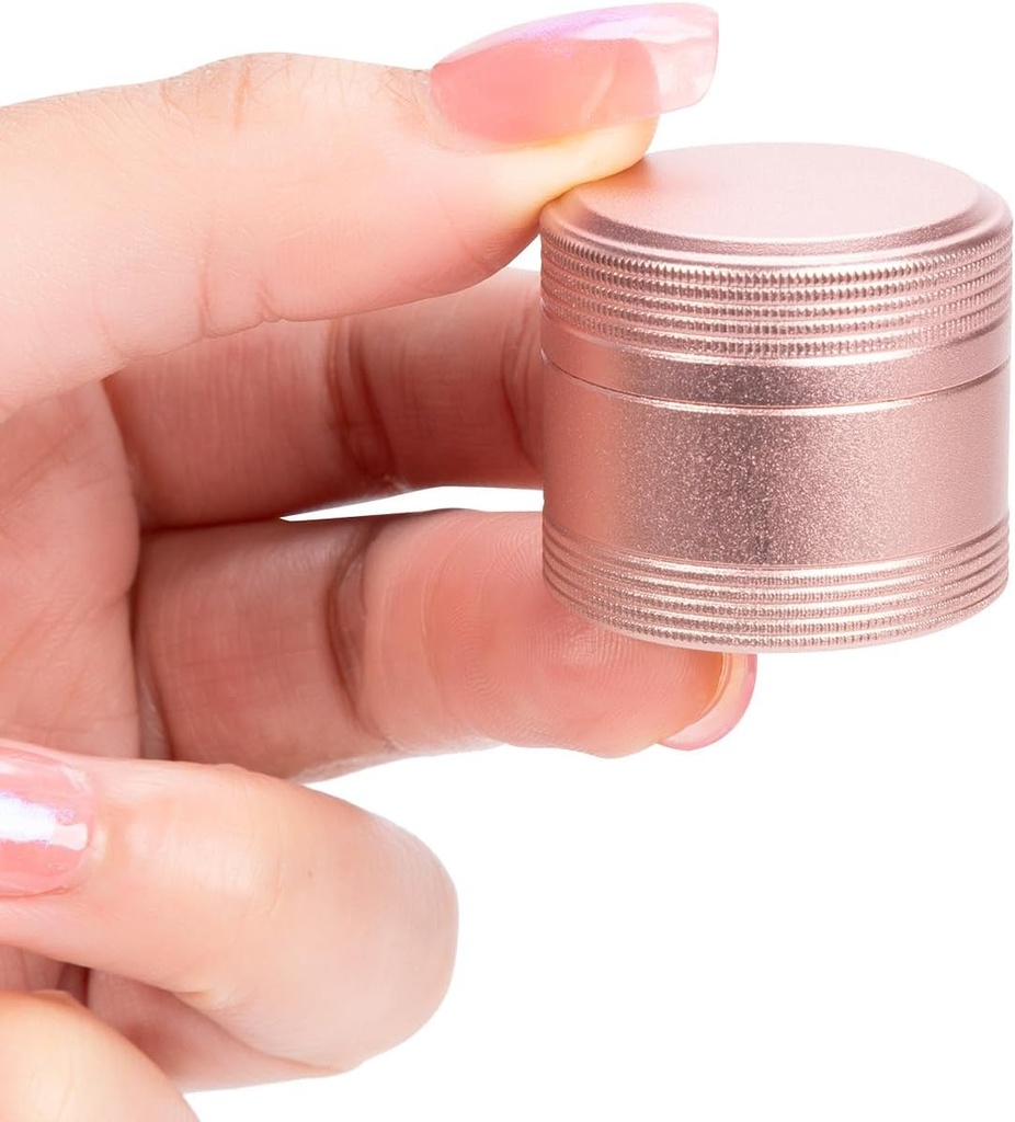 Portatile scatola di metallo Pillola singola impermeabile caso per ogni giorno - Pocket Purse Pill Container Medicine Organizer Holder per Vitamine Farmaci Pesce Oli Rosa
