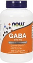 MAINTENANT Aliments - GABA avec vitamine B6 500 mg. - 200 Capsules végétariennes