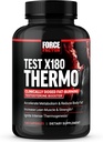 FORCE FACTOR Test X180 Thermo Testosteron Ergänzung und Fat Burner für Männer zu beschleunigen Metabolismus, reduzieren Körperfett, bauen Lean Muskel, und erhöhen Thermogenese, 120 Kapseln