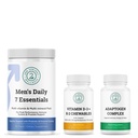 Männer Daily 7 Essentials, Adaptogen Complex & Vitamin D3 + K2 Chewables Bundle