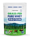 Opportuniteas Grass Fed Whey Protein Powder Concentrate - 1 Ingrediente - Pure Protein Supplement for Drink, Smoothie, Shake, Cooking & Baking - Non OGM, Ormone Free & Gluten Free - 5 Pounds