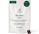 Adapt Naturals Omega 3 Fischöl-Ergänzung mit Bioverfügbarkeit Curcumin & Black Seed, 1500mg Fischöl EPA DHA Omega 3 Fettsäuren zu unterstützen Gelenke, Muskeln & Herz | Unflavored - 30 Tage Versorgung