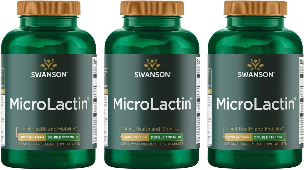 Swanson Microlactin doppia resistenza 1000 milligrammi 120 schede (3 confezione)