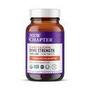 Nuovo Capitolo Calcium Supplemento - Bone Strength Organic Calcium con Magnesio, Vitamina D3+K2, 70+ Minerali di Trace per la Salute del Bone, Senza Glutine, Facile da ingoiare compresse sottili - 120 Conte