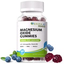 ZA'ZA K ORGANICS Magnesiumoxid-Gummi, Magnesiumoxid 500mg mit Ashwagandha & Vitamin B12 für Schlaf, Nerven, Muskel, Knochen & Herzgesundheit, Magnesium Kautable Supplement für Erwachsene Kinder, Vegan, 60