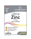 Vitabiotics ultra Zink 15mg mit Kupfer 60 Tabletten von Ultra