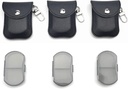 VOFOON 3 Pack Small Pill Organizer, Travel Pill Box für Geldbeutel, Schlüsselanhänger Pillenhalter, Pocket Pill Container, 2 Mal am Tag Täglich tragbare Medizin Vitamin Case, Fish Oil Box, Supplement Box
