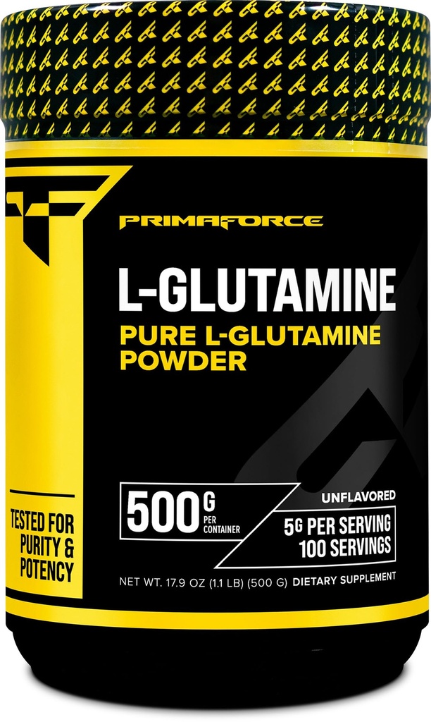 Polvere di L-Glutamina di Primaforce 500 grammi (1.1 LBS)