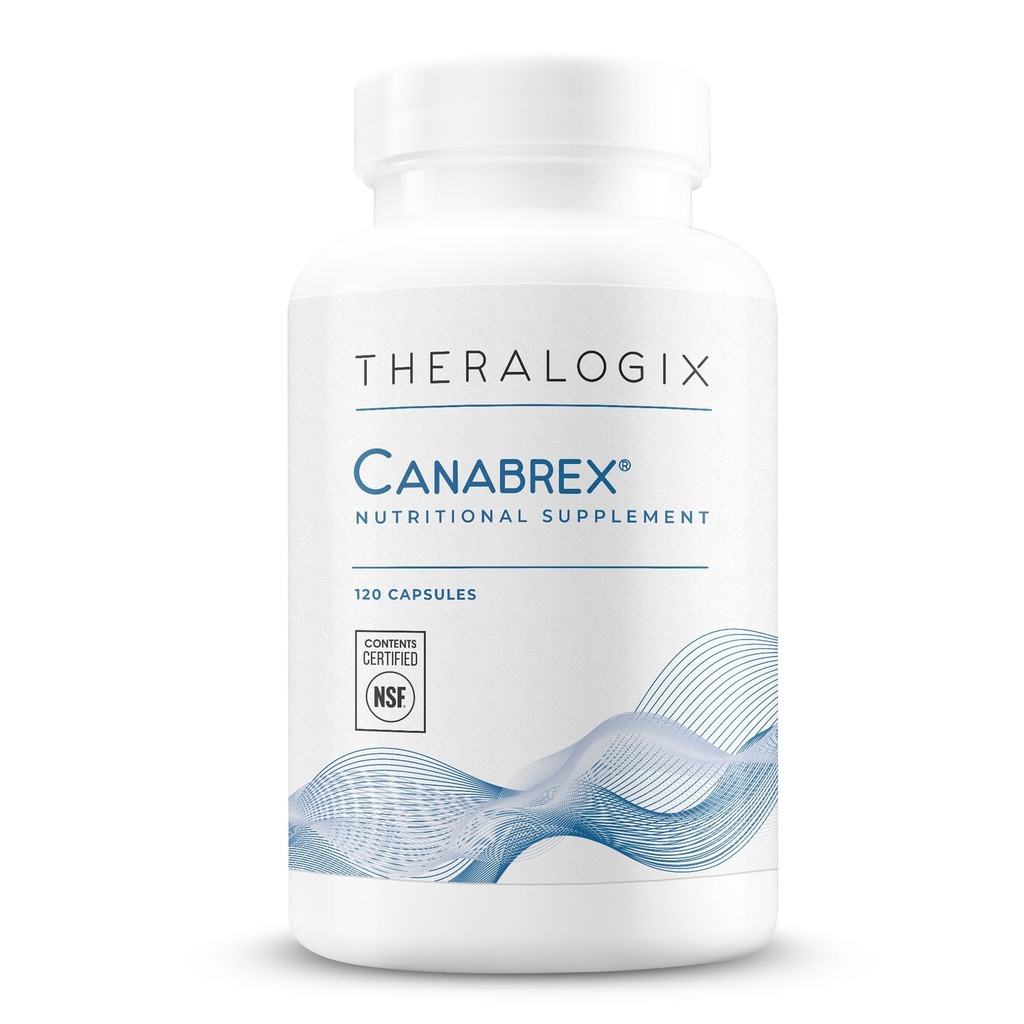 Theralogix Canabrex Palmitoylethanolamide (Pea) Supplemento - Fornitura di 60 giorni - Integratore di salute comune per le donne e gli uomini - Supplemento di sostegno sonno e immunitaria - Certificato NSF - 120 capsule
