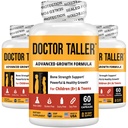 NuBest Doctor Taller - Formula di crescita dell'altezza - Supporta la crescita dell'altezza e l'immunità - Keto con calcio, vitamina D3, vitamina K2, aminoacidi e erbe per bambini (8+) - 3 Pack | 3 mesi di alimentazione