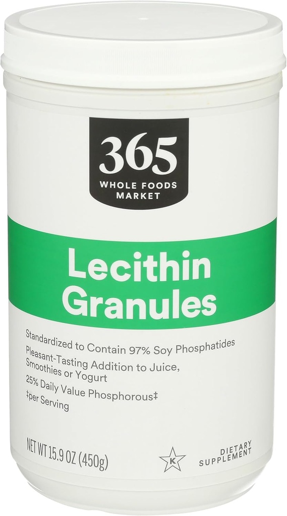 365 von Whole Foods Market, Lecithin Granules, Vegan, 15.9 Ounce