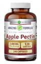 Incredibile Formulas Apple Pectin 1400 Mg per Serving Supplemento | Capsules | Non-GMO | Gluten-Free | Made in USA (1 Pack | 240 capsule)