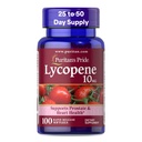 Puritan's Pride Premium Lycopen 10mg, Nahrungsergänzung für Prostata, Antioxidans, Herzgesundheit und Gesamtgesundheitsunterstützung, 100 Rapid Release Softgels