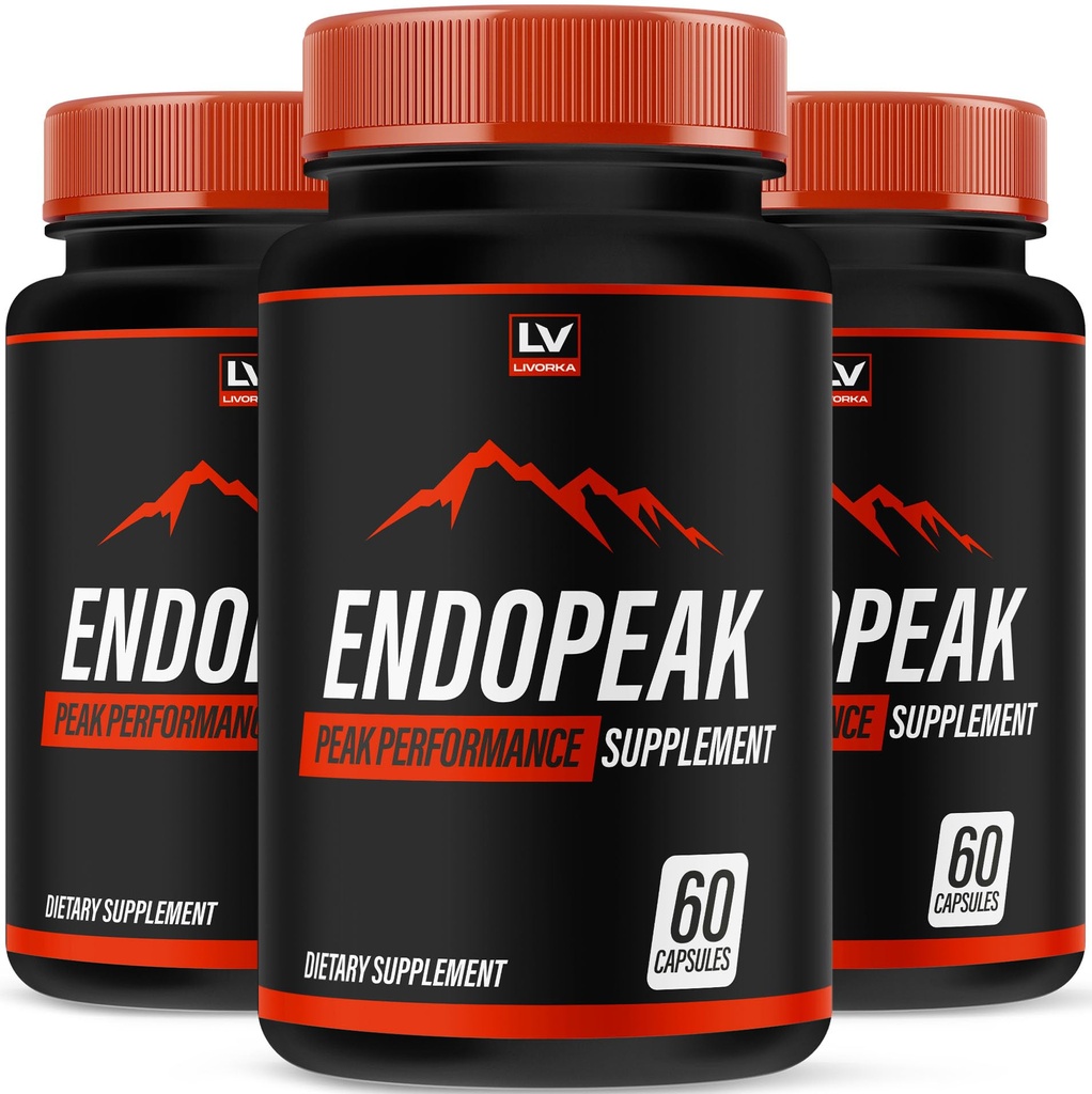 LIVORKA (3 Pack) Endopeak - Endopeak für Männer, Endopeak Pillen, Endopeak Kapseln, Endopeak Male Performance, Endopeak Supplement, Endopeak Bewertungen, Endopeak Male Pillen, 180 Kapseln für 3 Monate