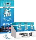 LPS Liquid Collagen & Whey Protein Supplement - Non OGM Drink, Sugar-Free - Promuove la pelle sana & capelli per gli uomini e le donne, Neutral, Single Serve (25 Packets)
