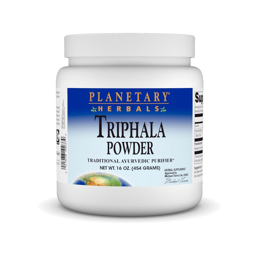 Herbes planétaires: Triphala 16 oz. Poudre