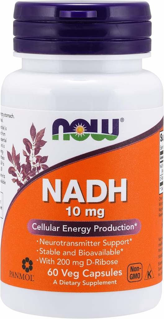 Jetzt Lebensmittel NADH mit Ribose, 10 mg, 60 Vcaps