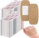 Sinmoe 600 Pcs grandi bande Bulk grande flessibile adesivo tessuto di cura cervelli per la cura e proteggere i tessuti, 2 x 4 pollici