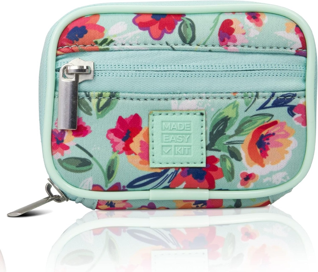 Made Easy Kit Pill Case - Wöchentliche Medizin Organizer mit abnehmbaren Seven-Day Vitamin & Supplement Box - Premium Neopren für Reisetasche Zubehör (Teal)
