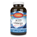 Carlson - ACES + Omega, Vitamine A, C, E & Selen + Omega-3s EPA und DHA, Health Support, 180 Softgels