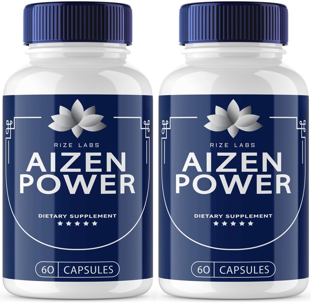 rize labs - Aizen Power für Männer, Alle natürlichen männlichen Ergänzung zu Energie und Leistung (120 Kapseln)