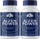 rize labs - Aizen Power for Men, Tutto Natural Male Supplemento per aumentare l'energia e le prestazioni (120 capsule)