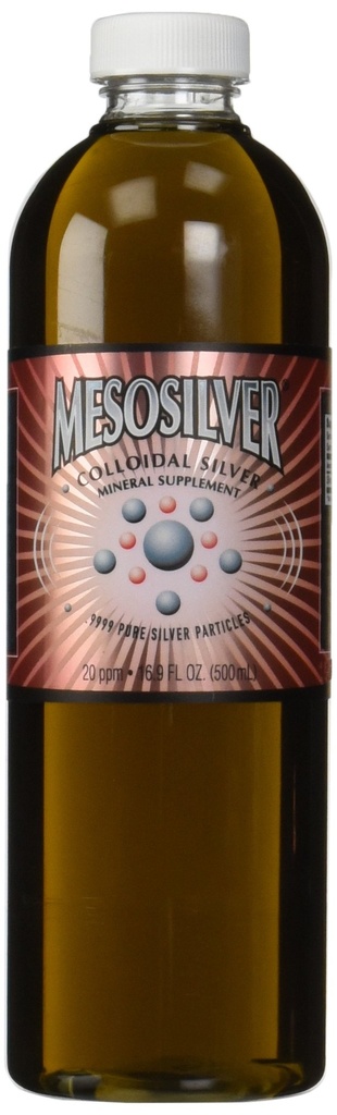 MesoSilver ® 20 ppm Kolloid Silber, 500 mL/16.9 Oz