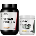 BARE PERFORMANCE NUTRITION BPN Vegan Oatmeal Cookie Protein + Greens Strong Lemon Bundle