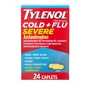 Tylenol Cold + Flu Severe Medicine Caplets für Fever, Schmerz, Cough & Congestion, 24 ct.