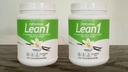 Lean1 substitut de repas Secouer de protéines, Vanilla Flavor, 2-PACK de 15 Tubes de service