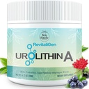 Urolitina Un supplemento di polvere di 2000mg con Superfoods, Miscela di Adaptogen & Prebiotics – 4.23 OZ
