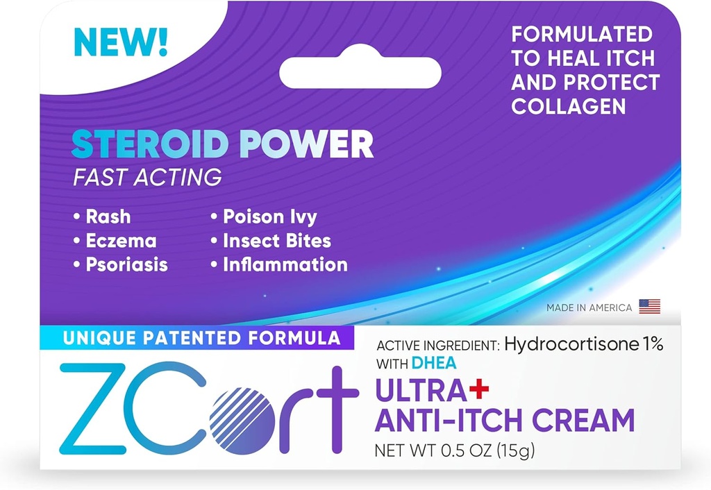 Ultra + Patentierte Anti-Itch-Creme mit DHEA