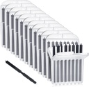 TrelaCo 96 Pcs Hearing Aid Ear Wax Guard Filter Cerumen Stop Cleaning Tool Accessori Hearing Aid Cleaning Kit with Carry Case Compatibile con Phonak, Widex, Resound Wax Traps, 12 confezioni