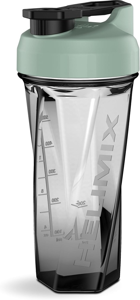 HELIMIX 2.0 Vortex Blender Shaker Bottle hält bis zu 28oz | Kein Blending Ball oder Whisk | USA Made | Portable Pre Workout Whey Protein Drink Shaker Cup | Mixes Cocktails Glatteies Shakes | Top Rack Safe