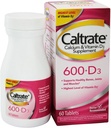 Caltrate 600+D Calcium Supplemento, 60 ct