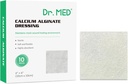 Dr. Med Calcium Alginate Wound Dressing 4"x4", 10 Individual Pack Absorbimento Alta Gauze, Cuscinetti Non Stick, Morbido e Confortevole Patch per la cura del tessuto, Guarigione Più veloce