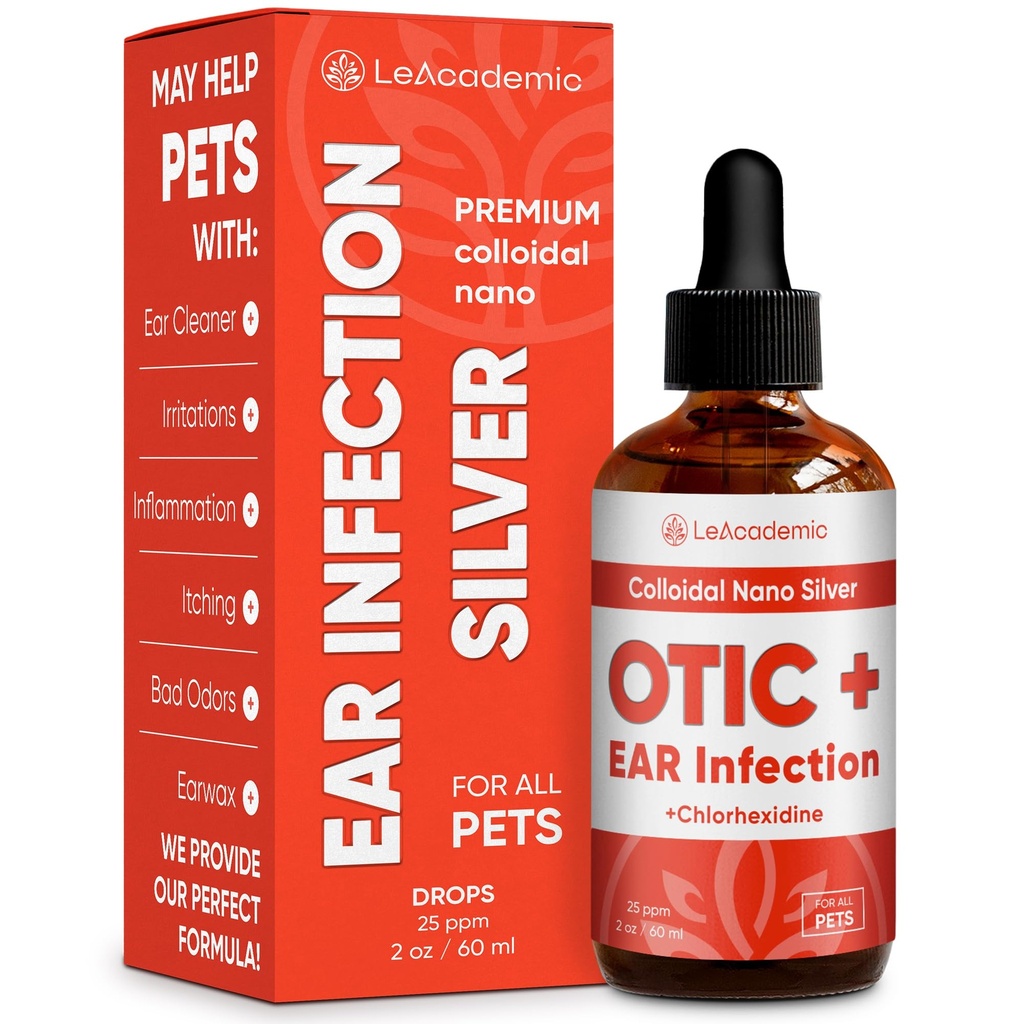 Traitement de l'infection de l'oreille des chiens Traitement de l'infection de l'oreille pour les chiens et les chats