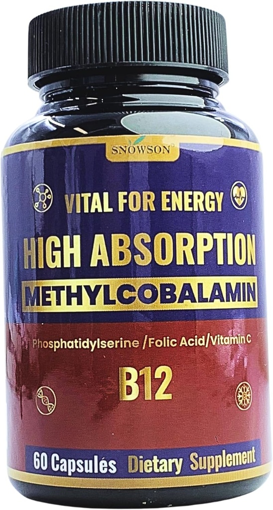 SNOWSON NeuroMax méthylcobalamine Vitamine B12 Énergie Vitamine B12
