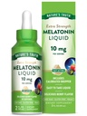 Verità della natura Melatonina Liquido | 10 mg | 2 Fl oz Massima resistenza per gli adulti | Sapore di bacche | Vegan, Non OGM & Gluten Supplemento gratuito