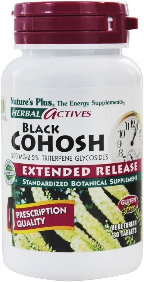 Nature's Plus Black Cohosh E/R 200 mg Tabletten, 30 Zähler