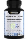 PhosphatidylSerine & Bacopa Monnieri 800 mg 2 in 1 Beilage - Natural Brain Enhancer/Nootropic for Enhanced Focus and Concentration, Memory Support, & Cognitive Function - 120 Vegetarische Kapseln
