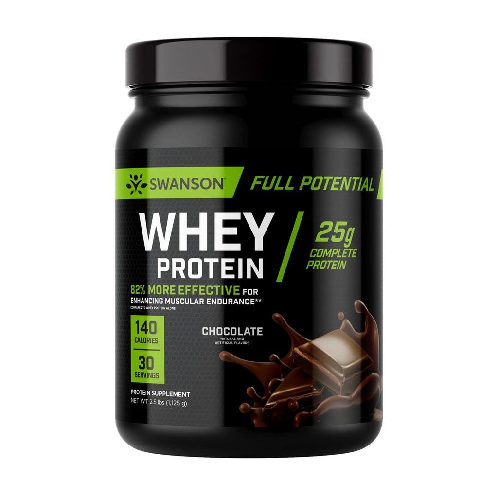 Swanson Proteina del siero potente - Cioccolato